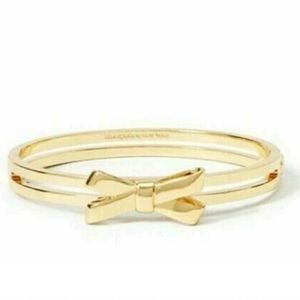 Kate Spade Gold Ribbon Bow Bangle Bracelet